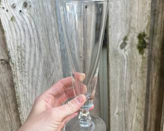 Pilsner beer glasses