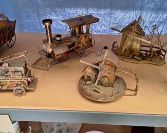 Copper Moving Music Boxes (Figurines)  