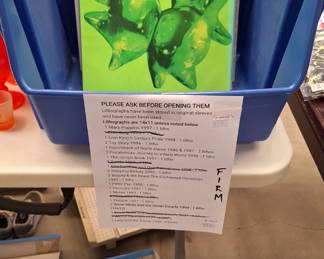 Disney Lithographs, singles $5, 
4-packs $10 FIRM 