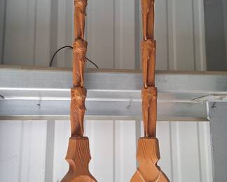 Elephant Wooden Spoon and Fork 