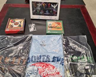 New Disney shirts, numbered Pin collection