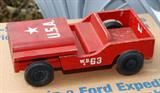 VINTAGE WWII WOOD TOY JEEP