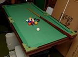 VINTAGE MINIATURE POOL TABLE