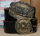 LANSING FIRE DEPARTMENT BELT BUCKLE