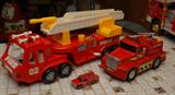 2 TOY FIRE TRUCKS
