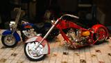 VERY COOL FIREFIGHTERS CUSTOM MOTORCYCLE TOY