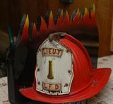 LANSING FIRE DEPARTMENT RETIREMENT GIFT
LIEUT LFD LEATHER SHIELD