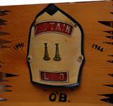LANSING FIRE DEPARTMENT RETIREMENT GIFT
LEATHER CAPTAINS LEATHER SHIELD LFD