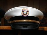 LANSING MICHIGAN FIRE MARSHALS DRESS HAT W/BADGE
