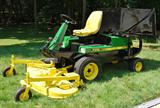 JOHN DEERE  F912  60" DECK WITH  LARGE REAR LEAF CATCHER