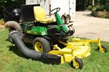 JOHN DEERE  F912  60" DECK WITH  LARGE REAR LEAF CATCHER