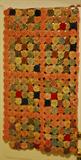 RARE ANTIQUE: Yo-Yo quilt top