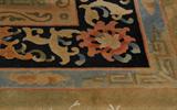 DETAIL: HIGHEST QUALITY 8' X 8' TSIEN TSIN CHINESE RUG