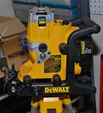 DEWALT LASER LEVEL ON TRIPOD