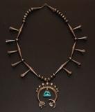 SQUASH BLOSSOM NATIVE AMERICAN NECKLACE