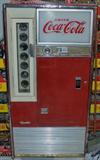 Vintage 60's Vendo 63 H63D Coca Cola coin-op vending machine.