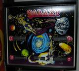 Galaxy pinball machine from 1980, manufactured by Stern Pinball, Inc