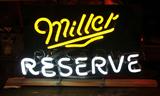 Neon - Miller beer window signs