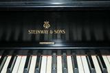 BLACK LACQUERED STEINWAY SPINET PIANO