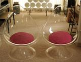 PAIR OF "LILY" LUCITE CHAIRS ~ 1967 ERWINE & ESTILLE LAVERNE