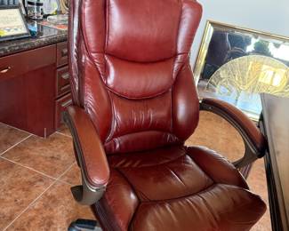 Leather office chair