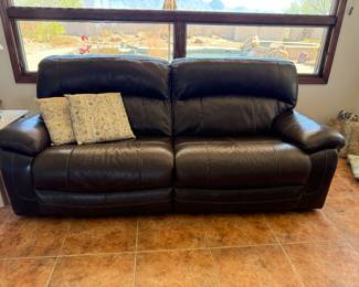Reclining Leather sofa