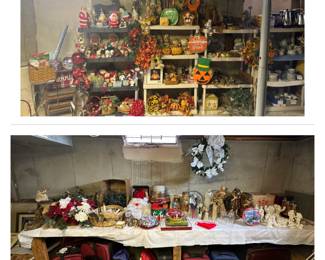 Christmas Decor; Christmas Tree Nativity Sets; Luggage; Halloween and Fall Decor