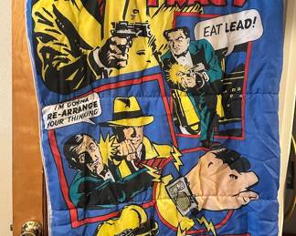 Vintage Dick Tracy Sleeping Bag