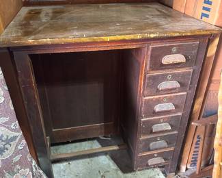 Solid Wood Drafting Desk