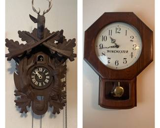 Cuckoo Clock; Winchester Wall Clock