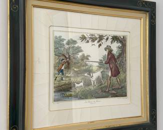 La Chassee du Faisan Lithograph