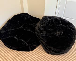 (2) Oversized Bean Bag Chairs
