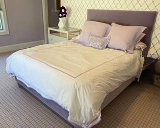 Custom Upholstered Queen Bed