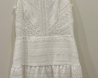 Parker White Lace Dress