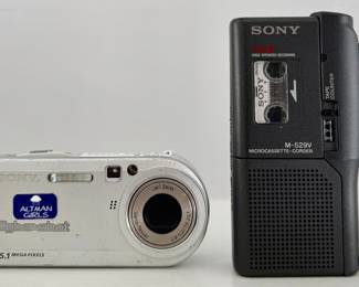Sony CyberShot & Sony Micro-cassette-Corder