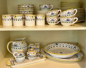 Villa Ceramica Hand Painted Dish Set (Portugal)