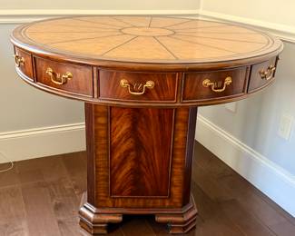 George III Mahogany Drum Table