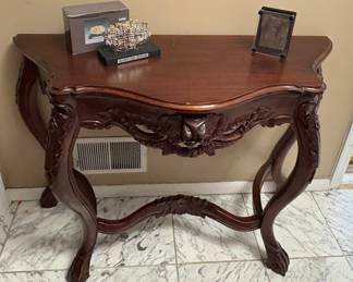 Carved Entry Table