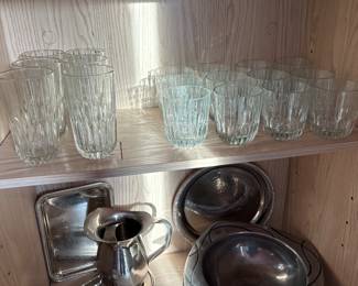 Crystal Barware & Silverplate