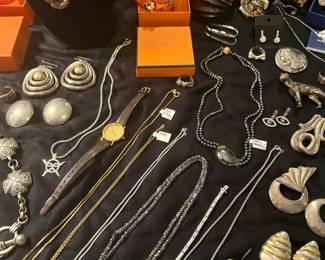 Gold & Hematite Jewelry