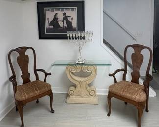 Henredon Dining Arm Chairs