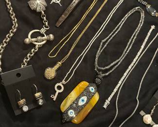 Genuine Stone & Marcasite Jewelry
