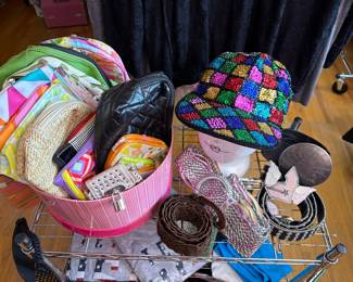 BELTS, HATS & COSMETIC CASES