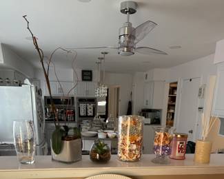 Candles & Plants