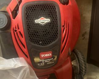 Toro push mower - works great!