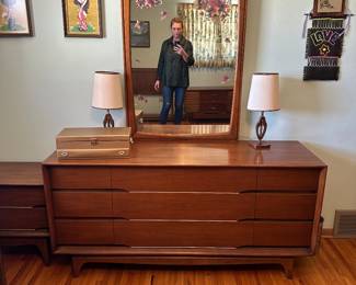 Kent Cofey MCM Dresser w/ mirror