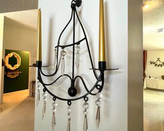 Metal Wall Candleholder 