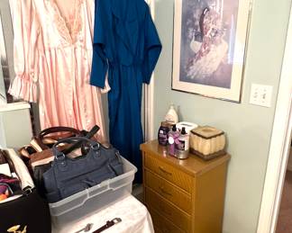 Framed Print - Small Chest - Waste Basket - Clothing 