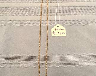 18k Necklace - SOLD