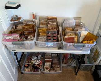 Large collection of Rubber Stamps